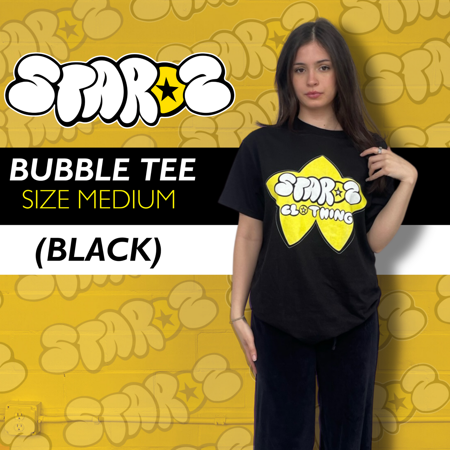 STAROS BUBBLE TEE (BLACK)